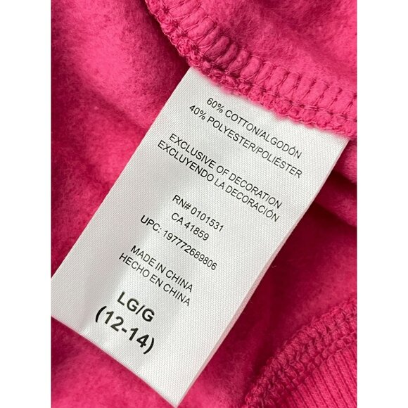 WICKED Womens POPULAR Sweatshirt Large Pink - Picture 9 of 10